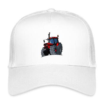 0856 Fall - Kinder Trucker-Cap - Weiß - Vorne