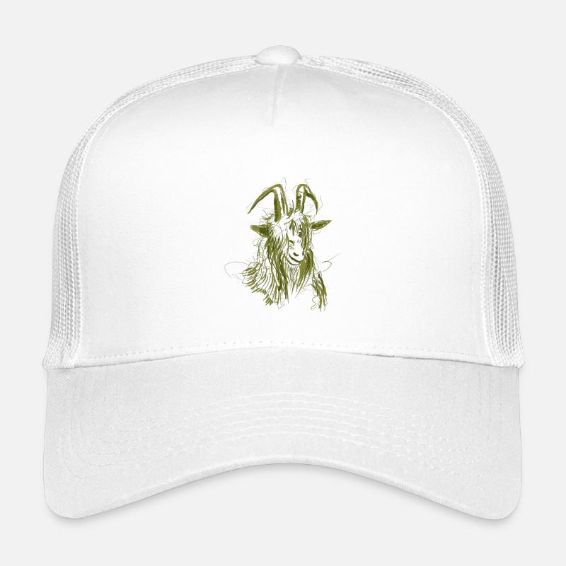 chèvre (vert) Casquette trucker enfant