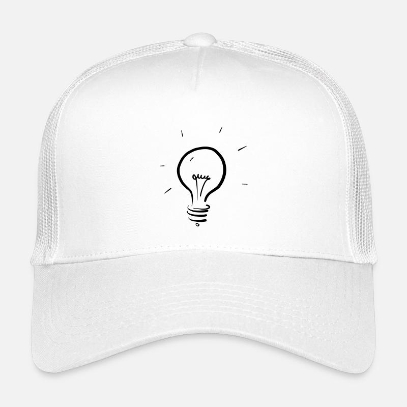 Ampoule - Casquette trucker enfant - blanc