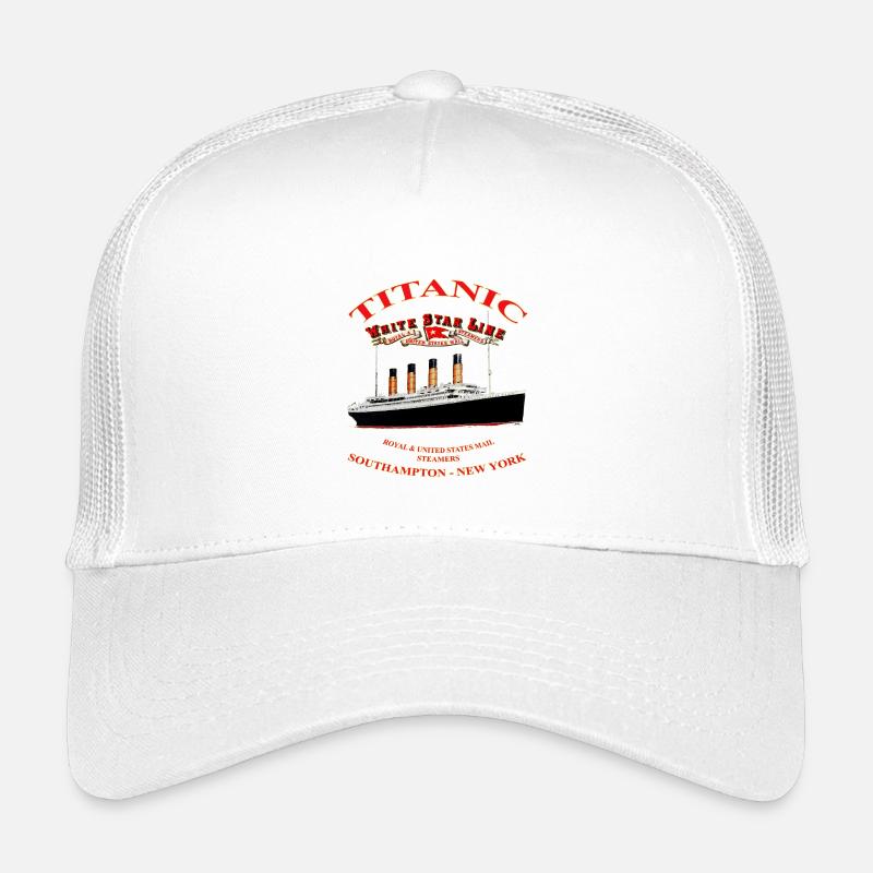 TITANIC LEGEND KREATION Louis RUNEMBERG © Adagp - Kinder Trucker-Cap - Weiß