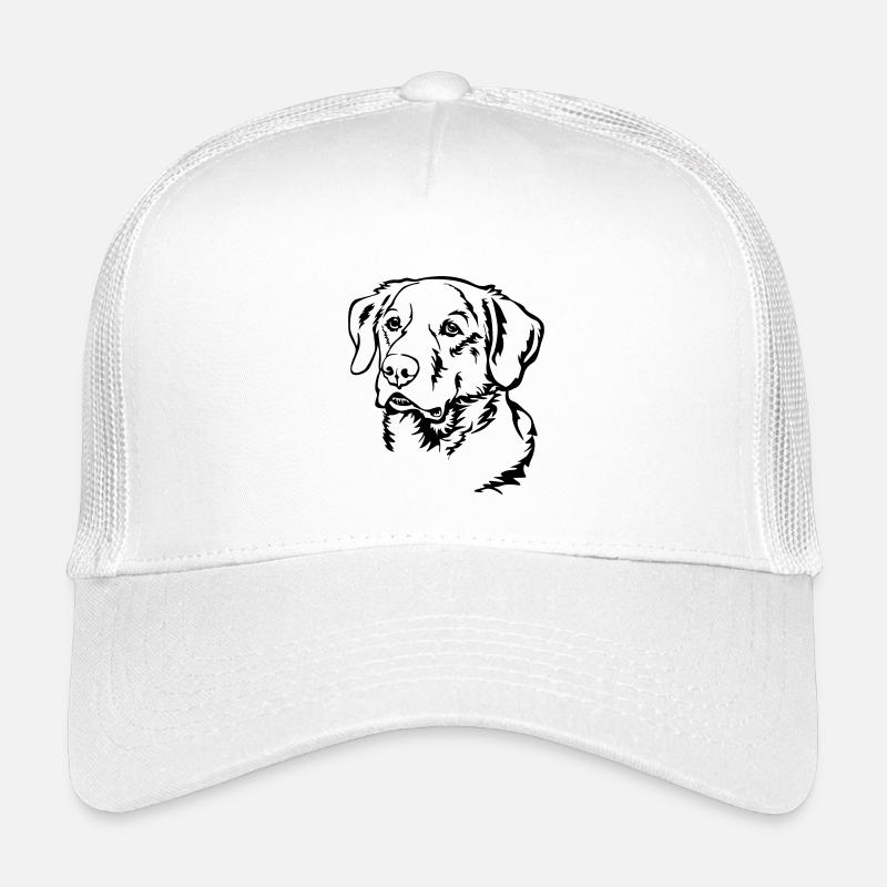 Labrador Kopf - Kinder Trucker-Cap - Weiß