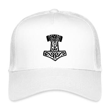Black Thor's Hammer - Kids’ Trucker Cap - white - Front