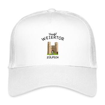 Zülpich, Weiertor, Voreifel - Kinder Trucker-Cap - Weiß - Vorne