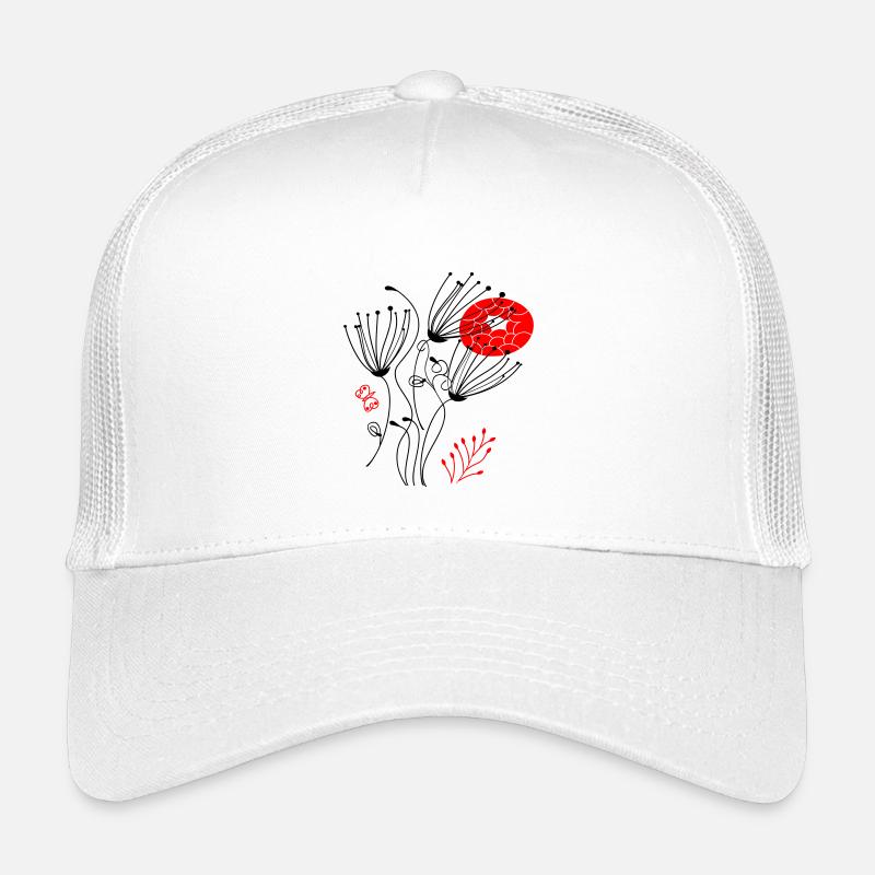 fleurs délicates en filigrane, Fleurs Casquette trucker enfant