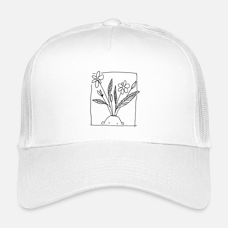 Growing / Wachsen - Kinder Trucker-Cap - Weiß