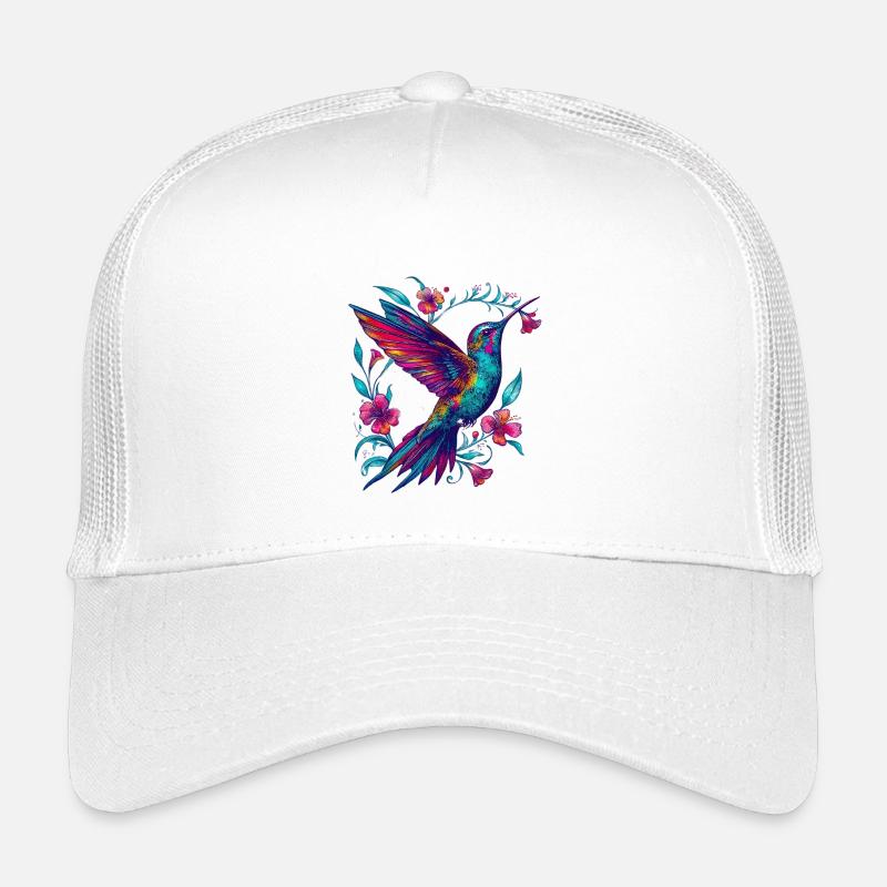 Kolibri - Kinder Trucker-Cap - Weiß