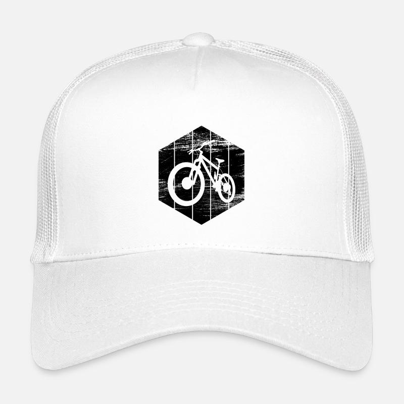 Mountainbike - Kinder Trucker-Cap - Weiß