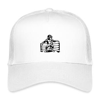 Wrestling Monkey World - Kids’ Trucker Cap - white - Front