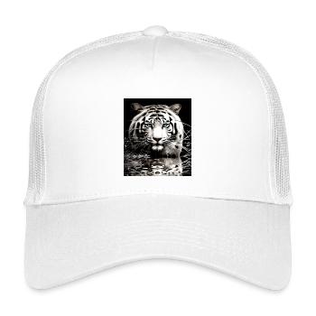 White Tiger - Kids’ Trucker Cap - white - Front