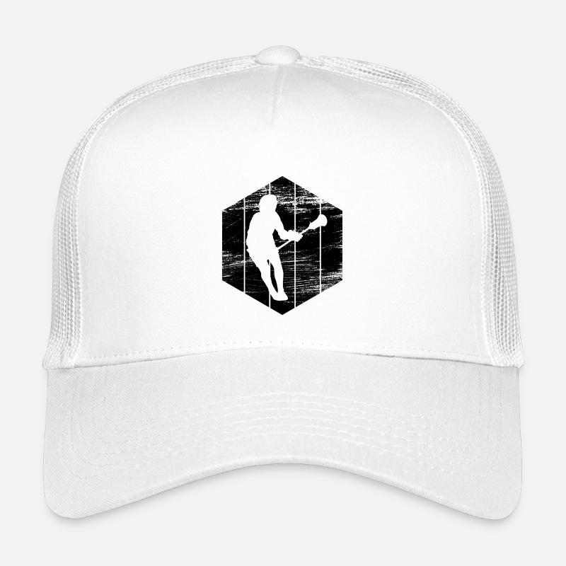 Lacrosse Player Sketch Kids’ Trucker Cap