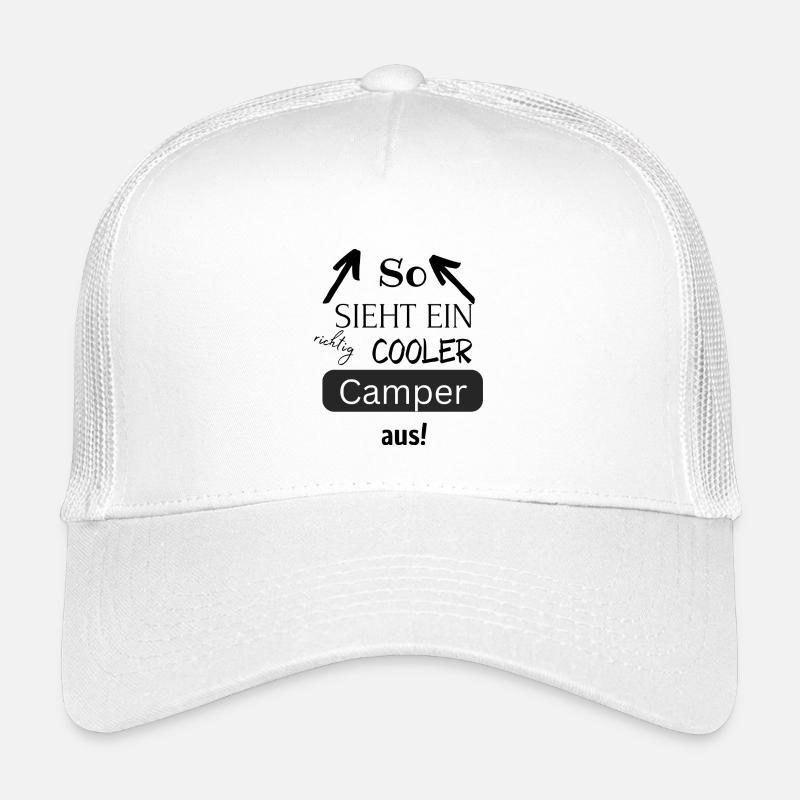 So sieht ein cooler Camper aus Kinder Trucker-Cap