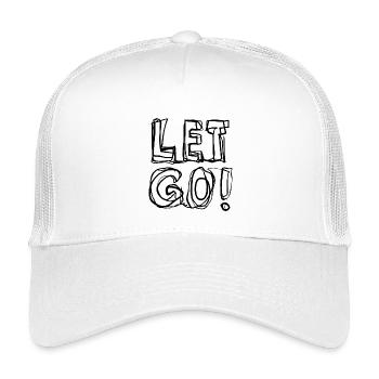 Let go - Kids’ Trucker Cap - white - Front