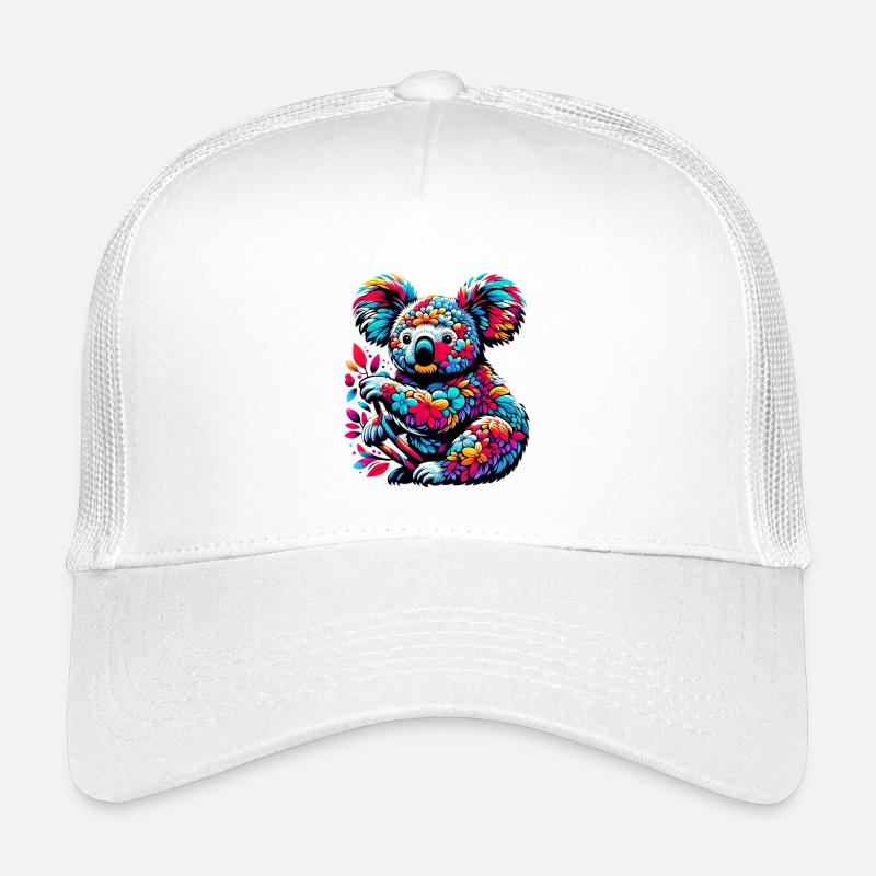 Koala - Kinder Trucker-Cap - Weiß