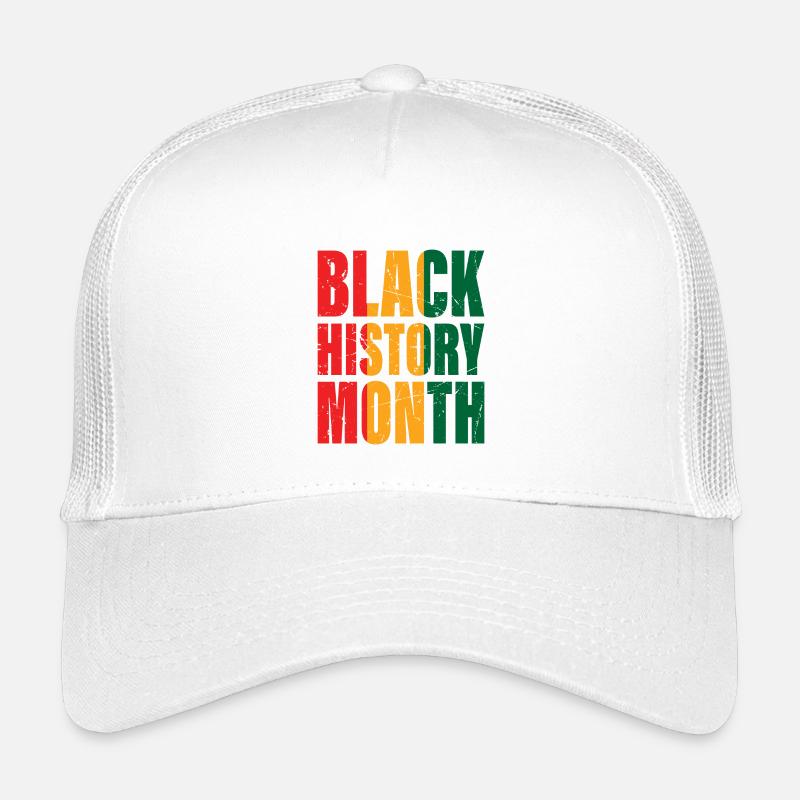 Black History Month - Kinder Trucker-Cap - Weiß