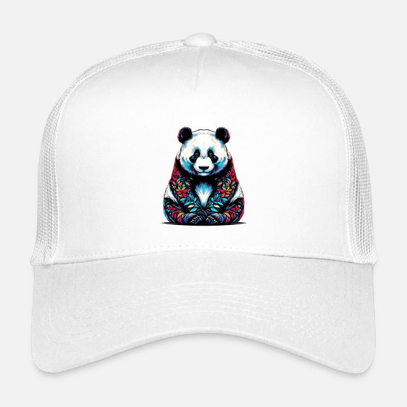 Panda - Kinder Trucker-Cap - Weiß