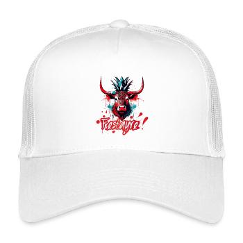 Festayre! Féria de Bézier, Dax, Nîmes, Bayonne... - Kids’ Trucker Cap - white - Front