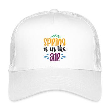 Spring is in the Air - Kids’ Trucker Cap - white - Front