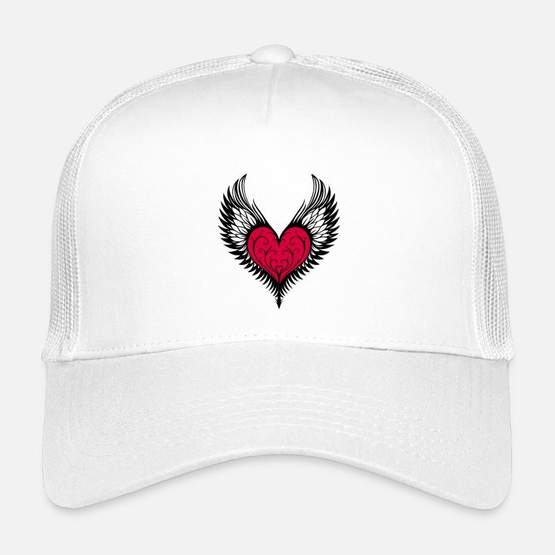 Heart Wings Winged Heart Kids’ Trucker Cap