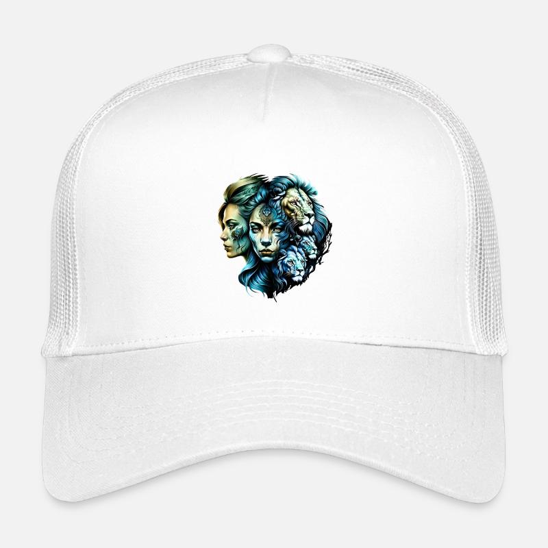 Die starke Präsenz der Löwen Kinder Trucker-Cap