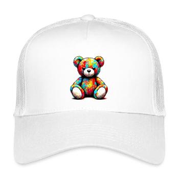 Orso orsacchiotto Ours en peluche - Casquette trucker enfant - blanc - Devant
