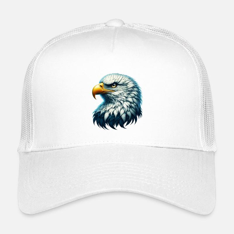 Adler - Kinder Trucker-Cap - Weiß