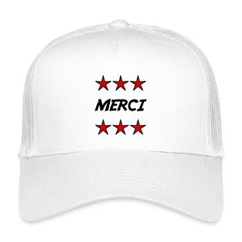 MASTER. MASTER. THANK YOU. THANK YOU, MASTER. MASTER - Kids’ Trucker Cap - white - Front