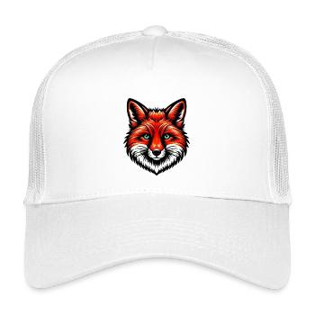 Fuchs - Kinder Trucker-Cap - Weiß - Vorne