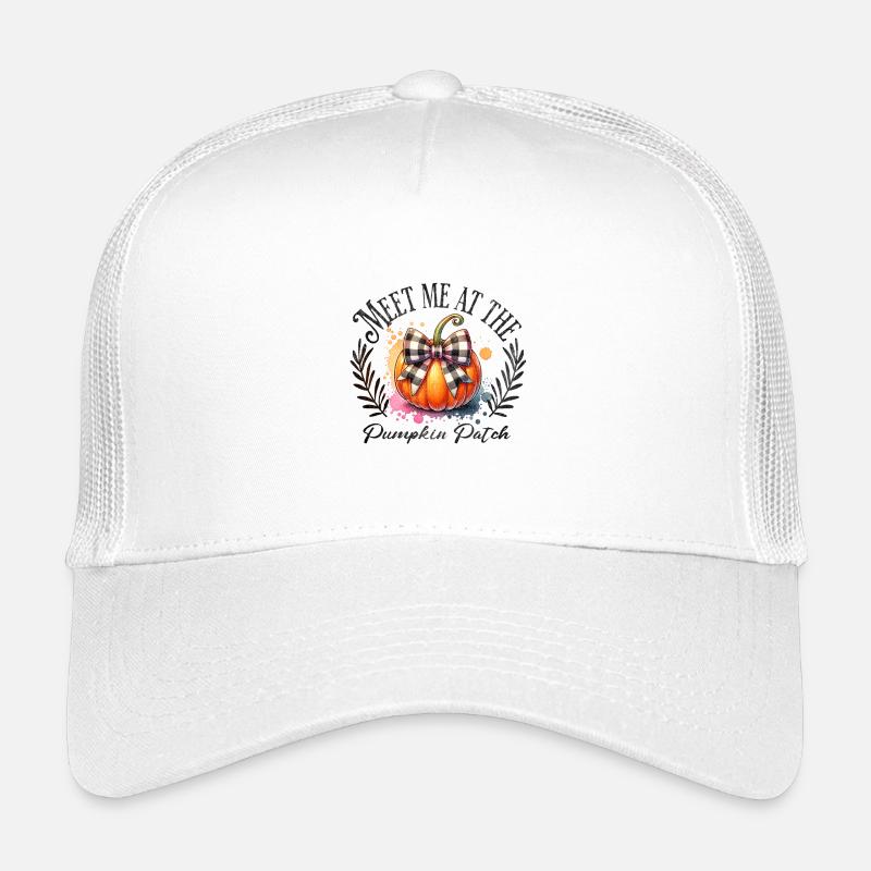 Design automnal : citrouille, automne, action de grâce Casquette trucker enfant