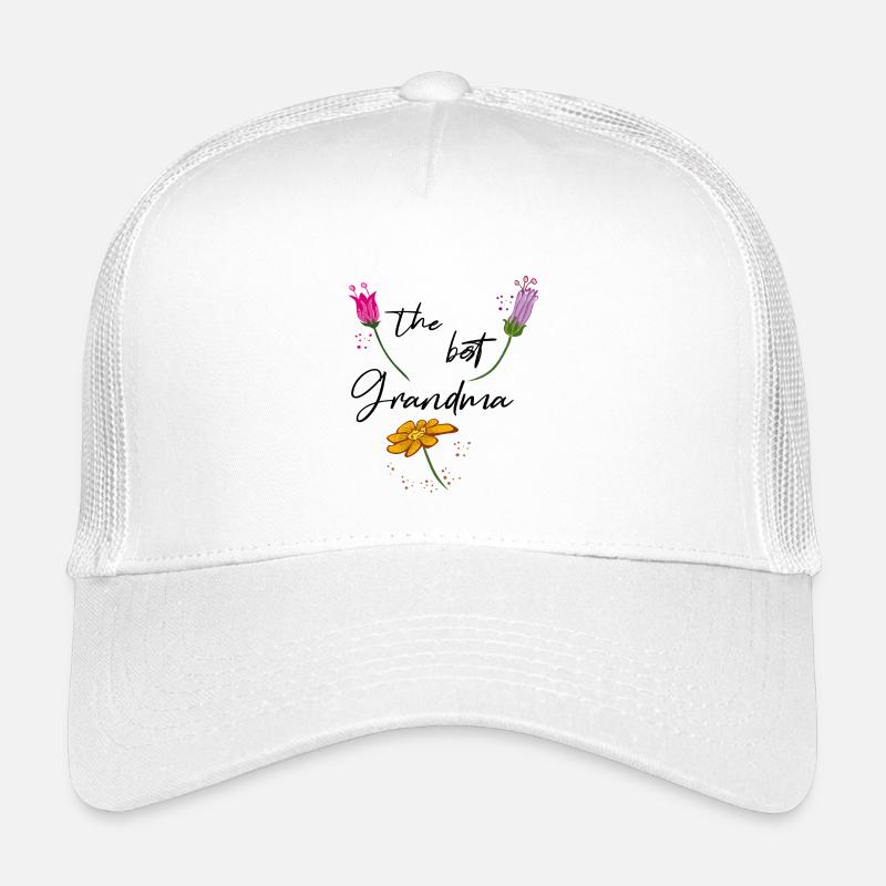 the best Grandma, Großmutter - Kinder Trucker-Cap - Weiß