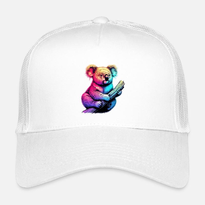 Koala - Kinder Trucker-Cap - Weiß