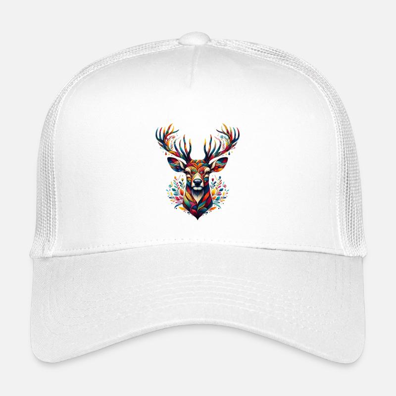 Cerf - Casquette trucker enfant - blanc