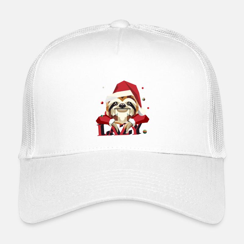 Ein Faultier - entspannt durch die Weihnachtszeit Kinder Trucker-Cap
