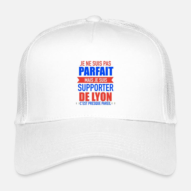Cadeau Supporter Lyon Foot Lyonnais Casquette trucker enfant