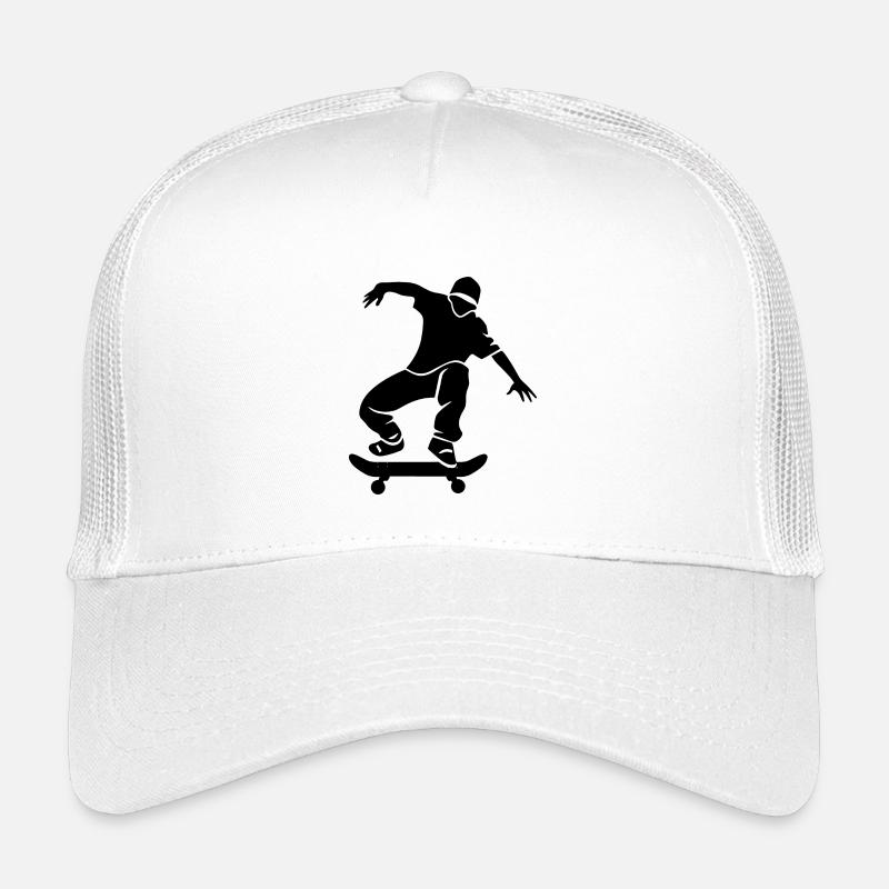 Skateboarder Skizze Kinder Trucker-Cap