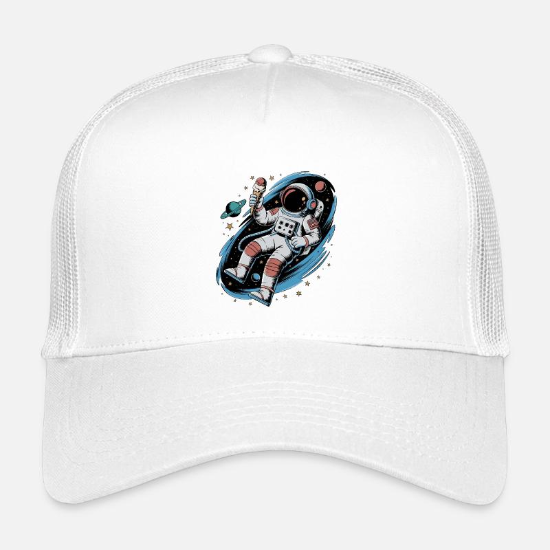 Conception spatiale de l’espace des astronautes avec des planètes et Casquette trucker enfant