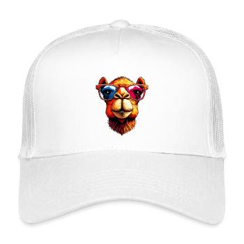 Camel - Kids’ Trucker Cap - white - Front