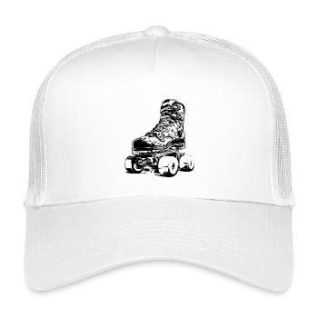 Roller Skates - Kids’ Trucker Cap - white - Front