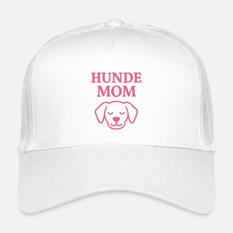 Hunde mom - Kinder Trucker-Cap - Weiß