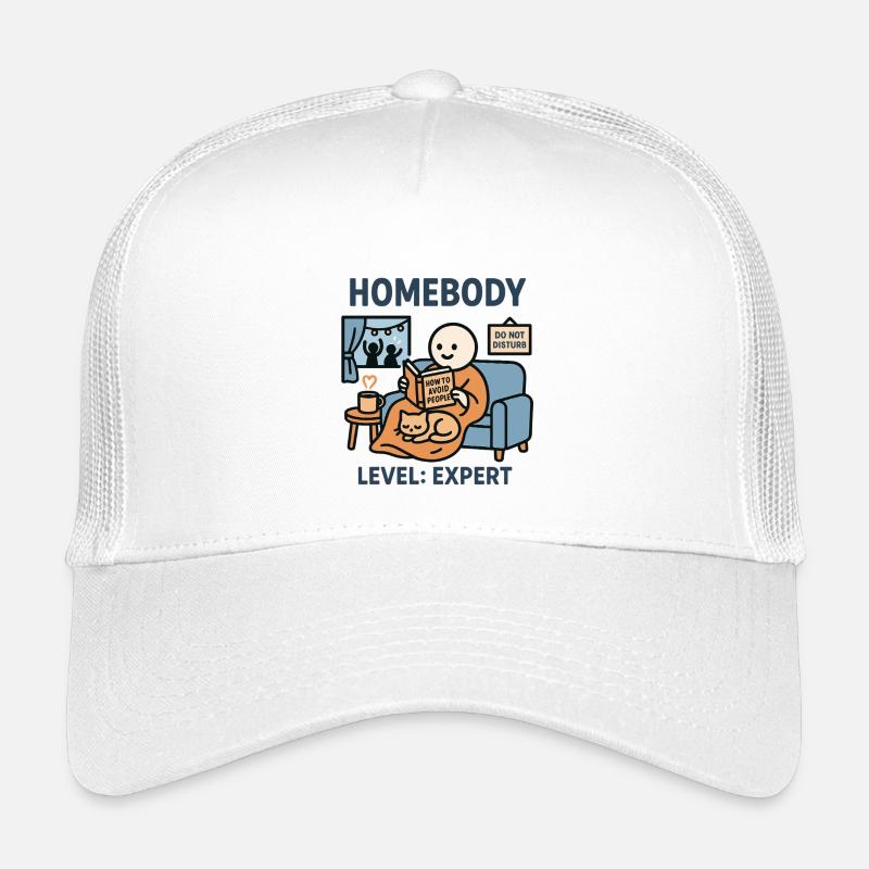 Homebody Level: Expert - Kinder Trucker-Cap - Weiß