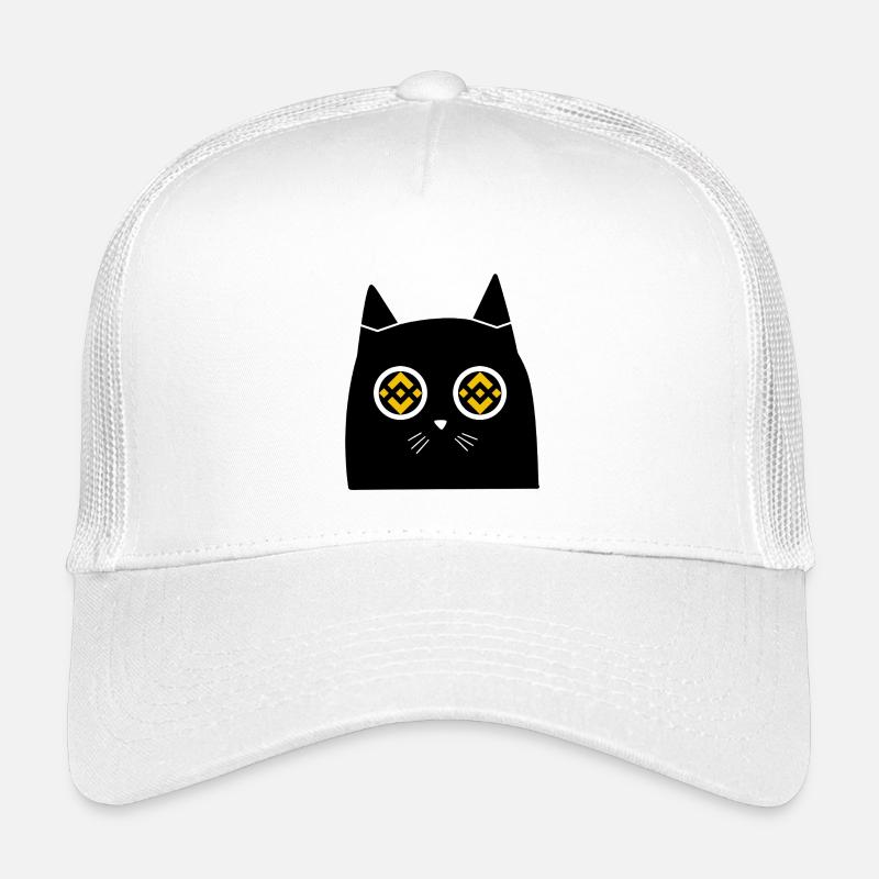 Chat cryptique Illustration numérique Casquette trucker enfant