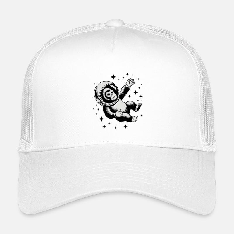 Un singe dans l'espace - Logo d'Astonomy Casquette trucker enfant