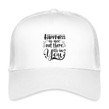 Bonheur en Vous - Casquette trucker enfant - blanc - Devant