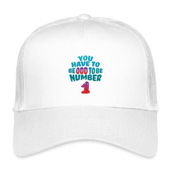 Odd to be nr one - Kids’ Trucker Cap - white - Front