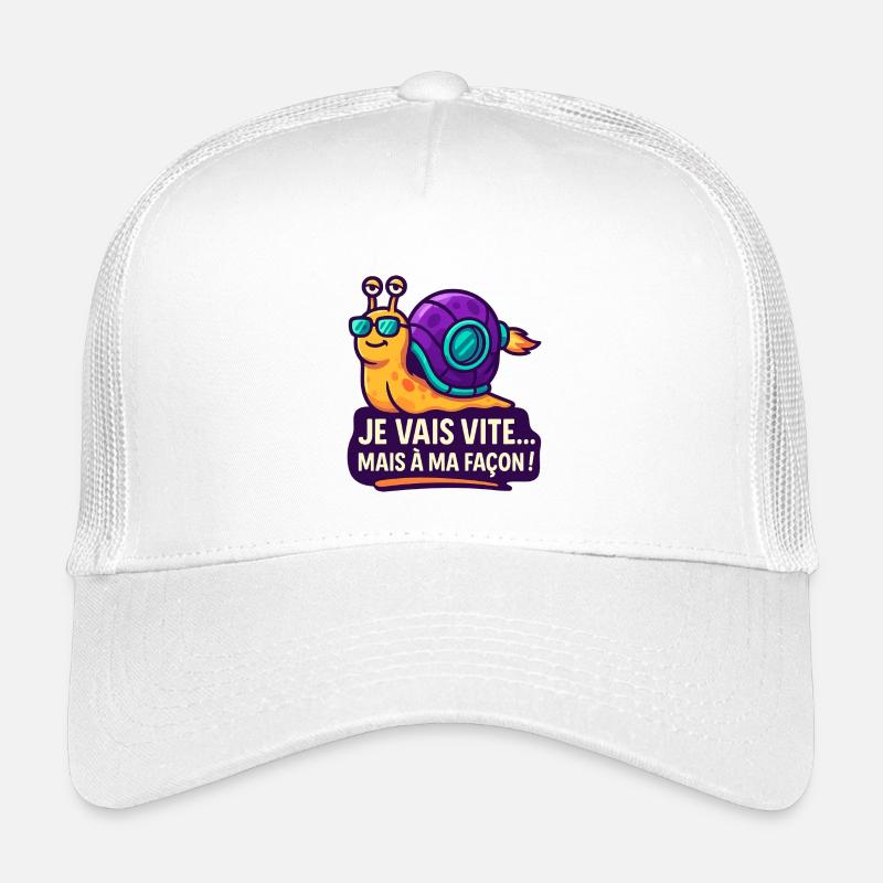 Kosmische Schnecke in der Sonne Kinder Trucker-Cap