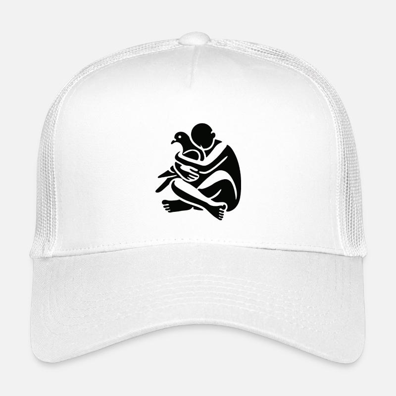 Tauben bringen Frieden - Kinder Trucker-Cap - Weiß