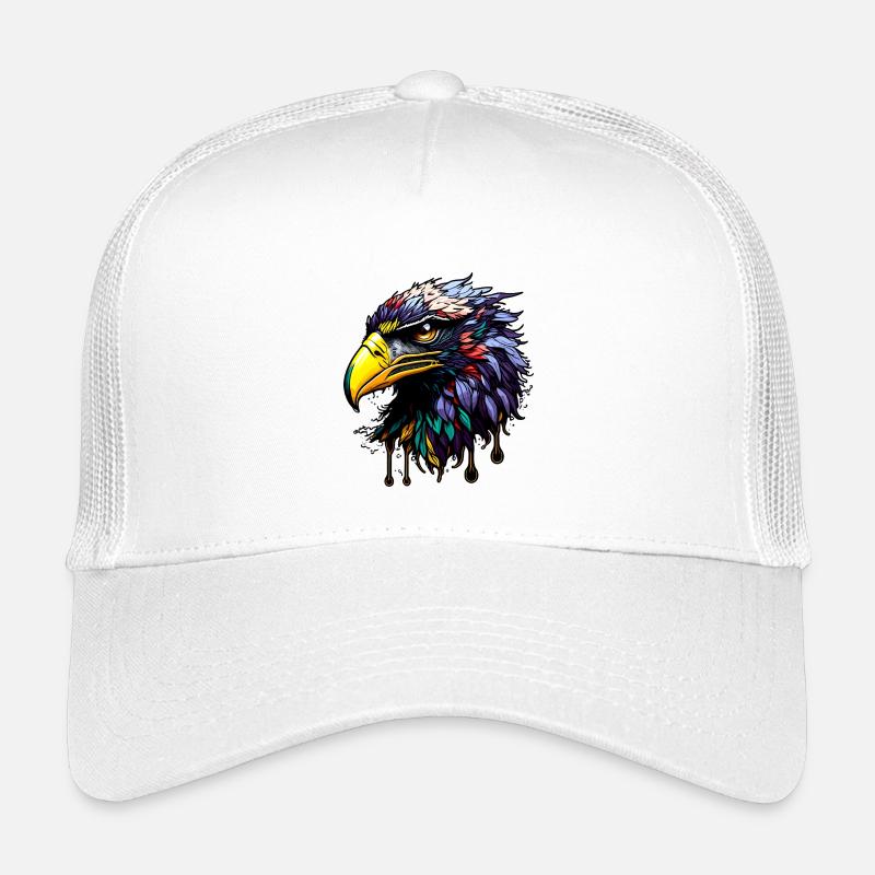 Bunter Adler mit hellen Federn Kinder Trucker-Cap