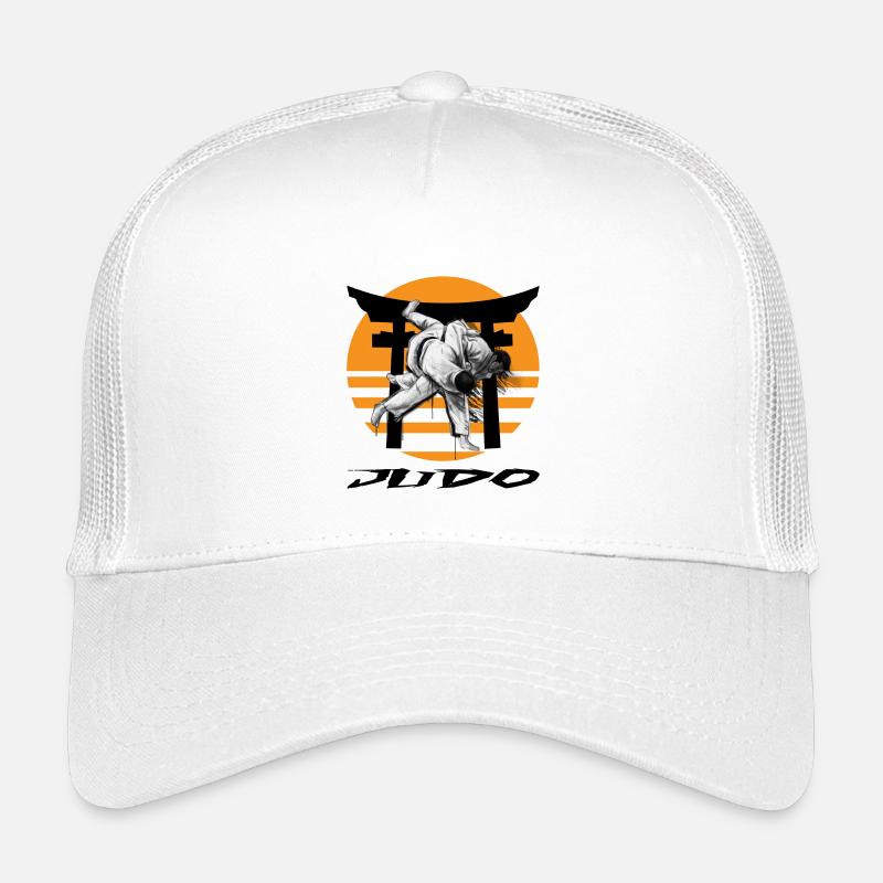 Judo - Kinder Trucker-Cap - Weiß