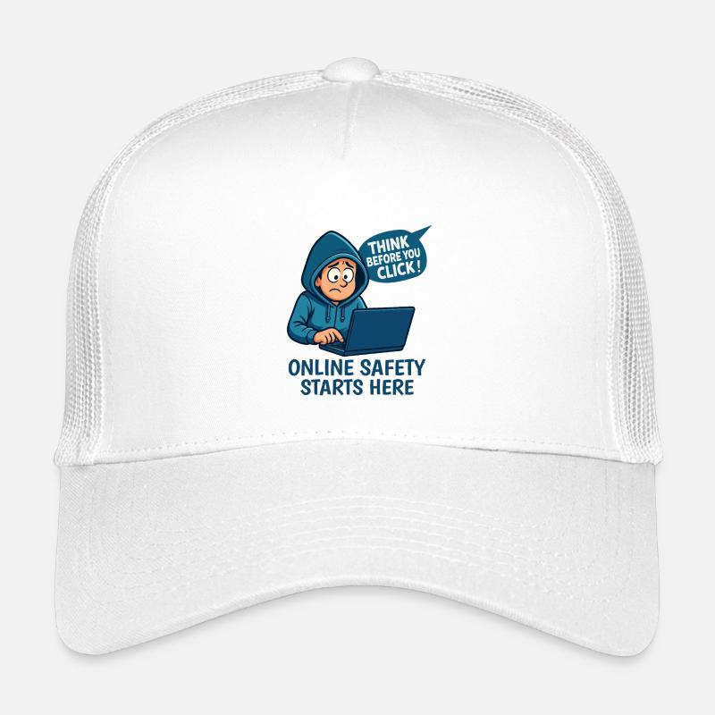 Think Before You Click - Online Security Kids’ Trucker Cap