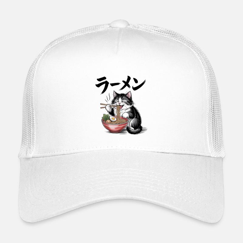 Ramen Cat - Food Lover Design Kids’ Trucker Cap