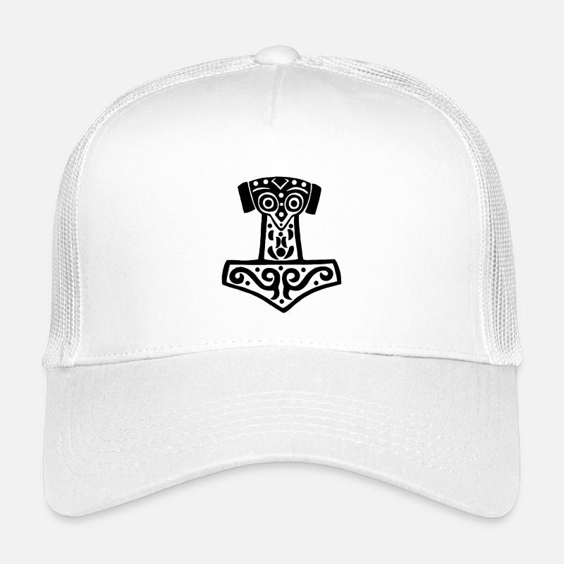 Thors Hammer (Schwarz) Kinder Trucker-Cap